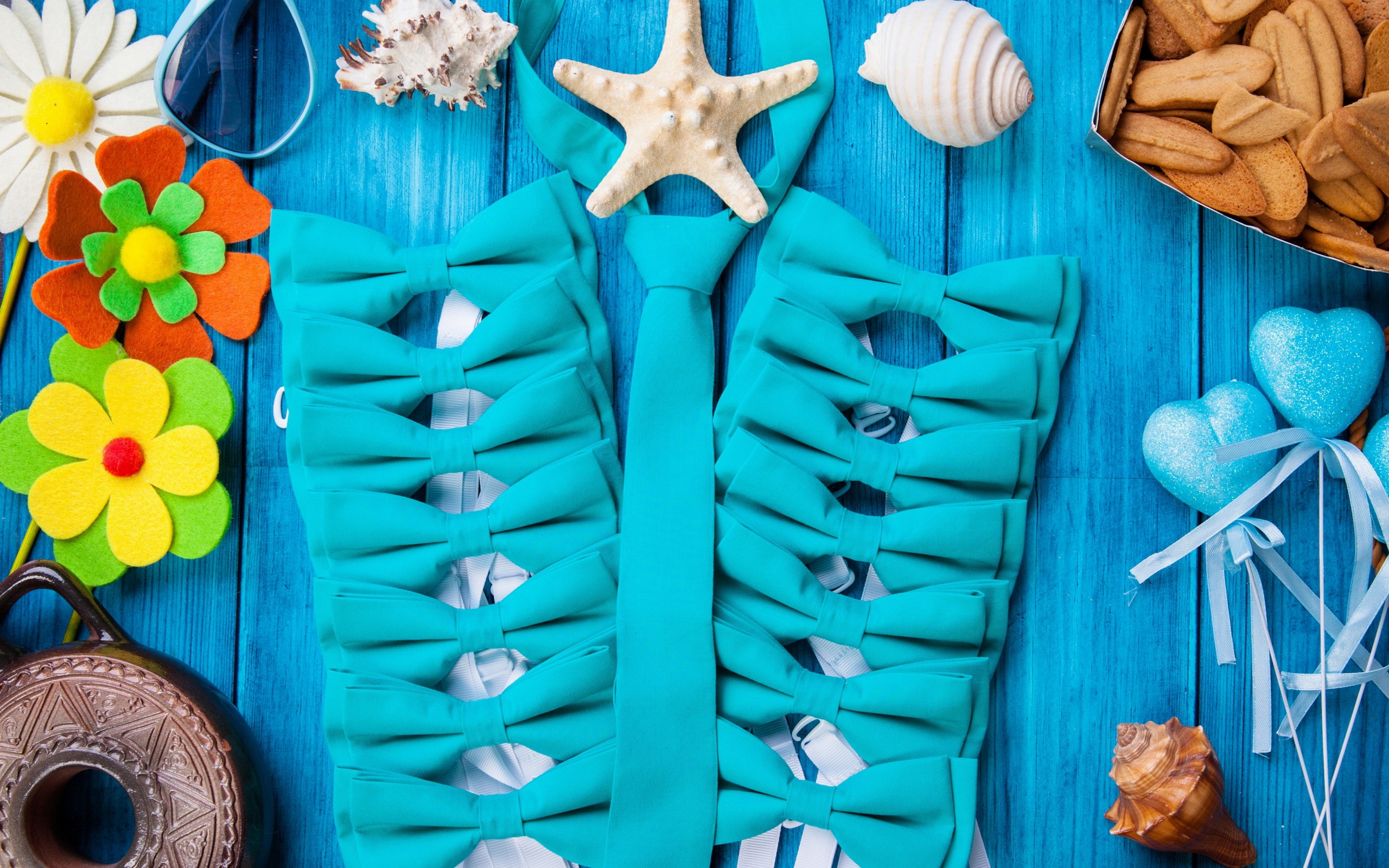 звезды, морские раковины, звезды