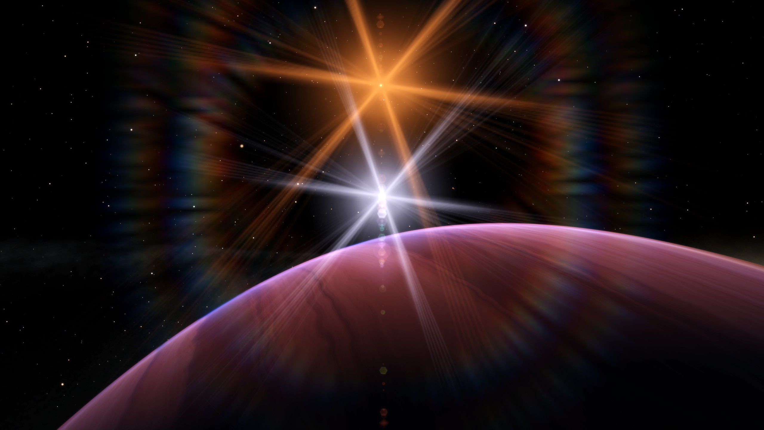 звезда, планета, космос