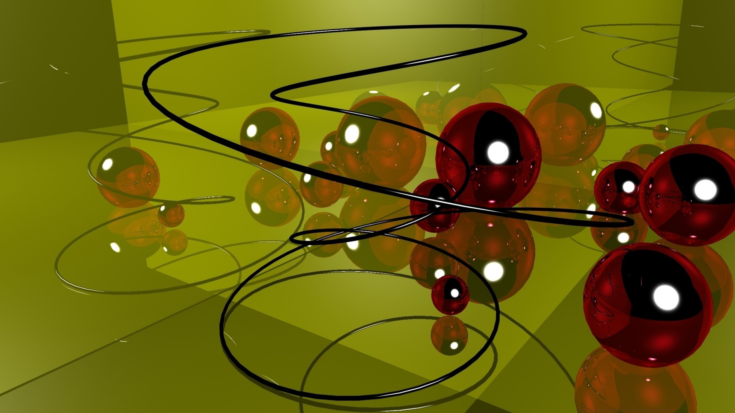 окружности, линии