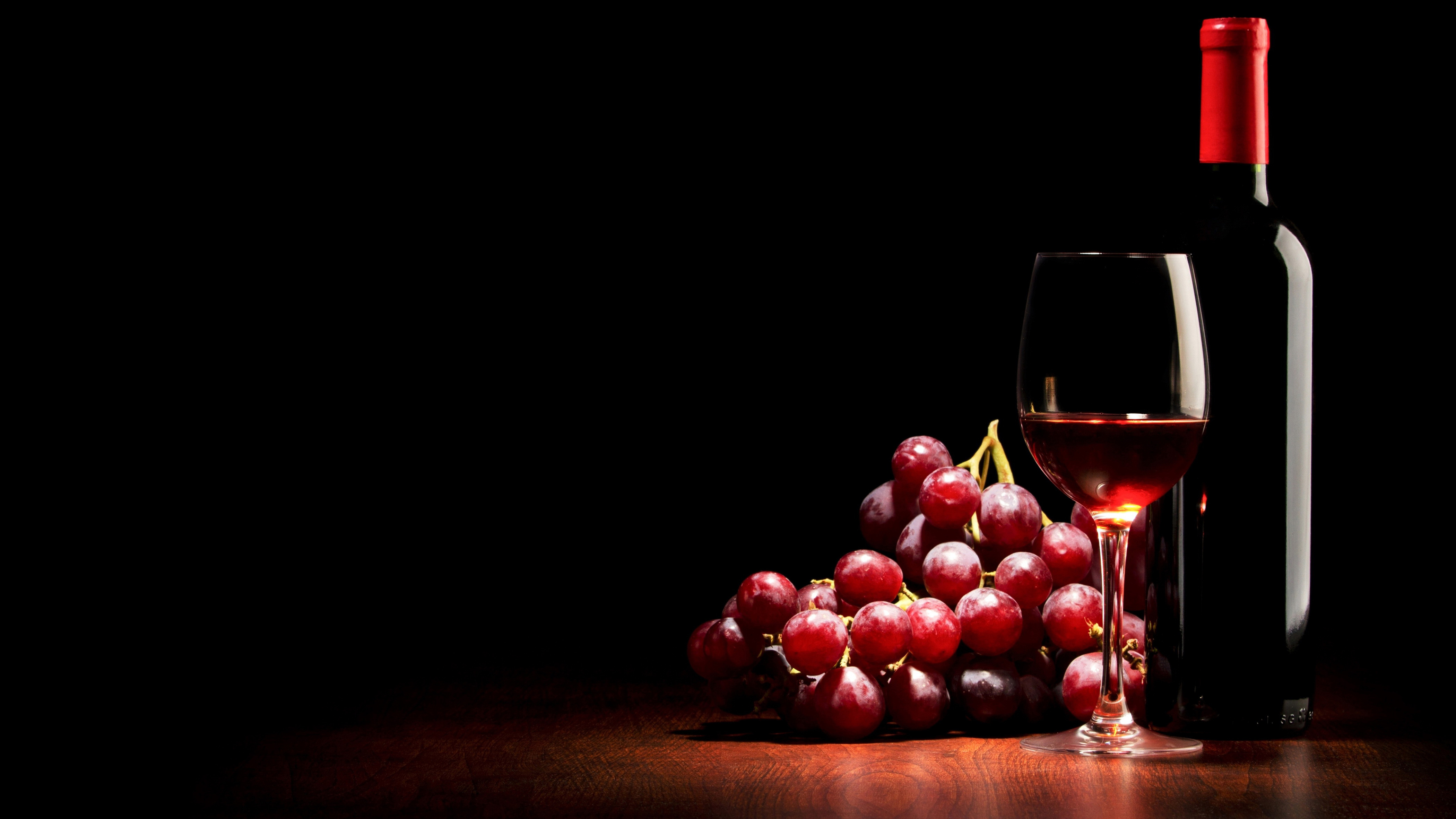 вино, виноград, бутылка