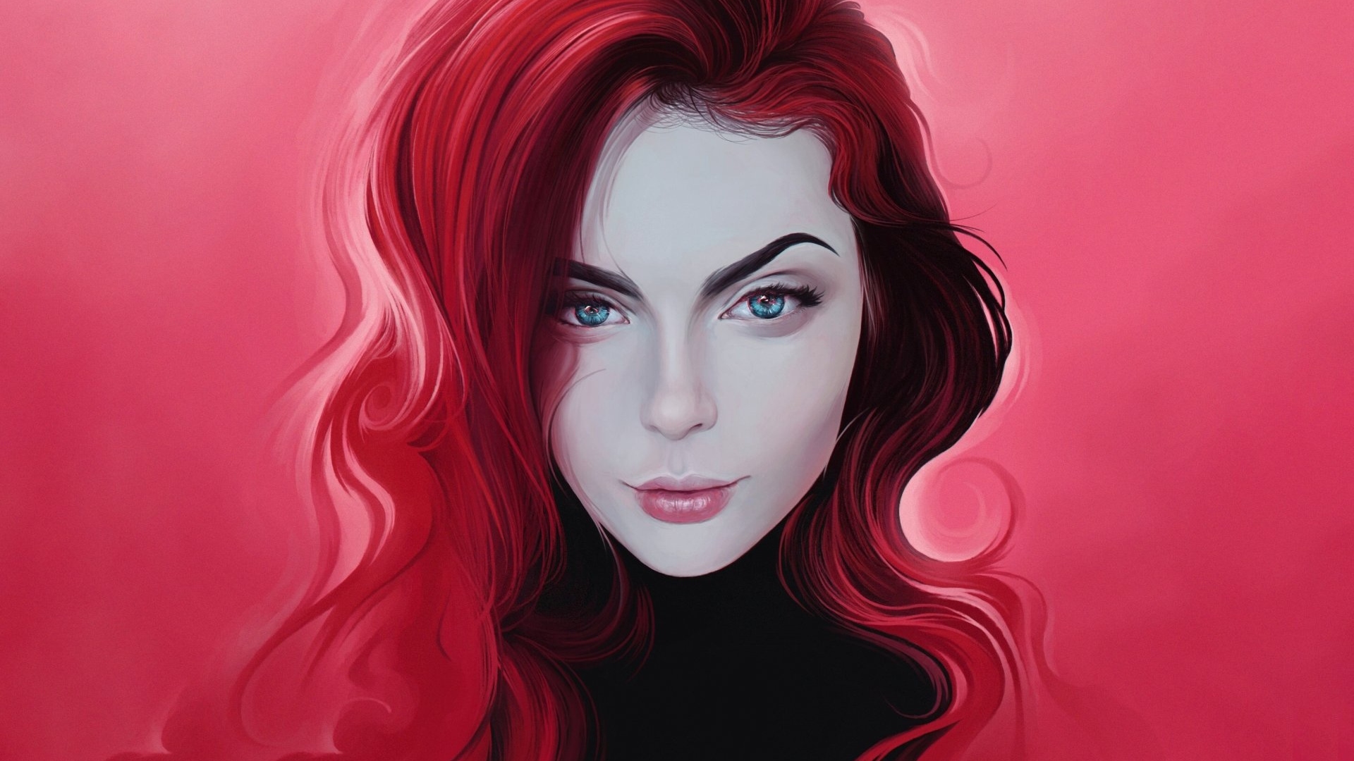 искусство, женщина, портрет