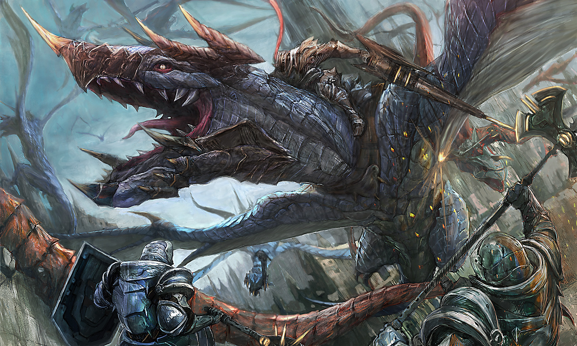 битва, дракон, войны