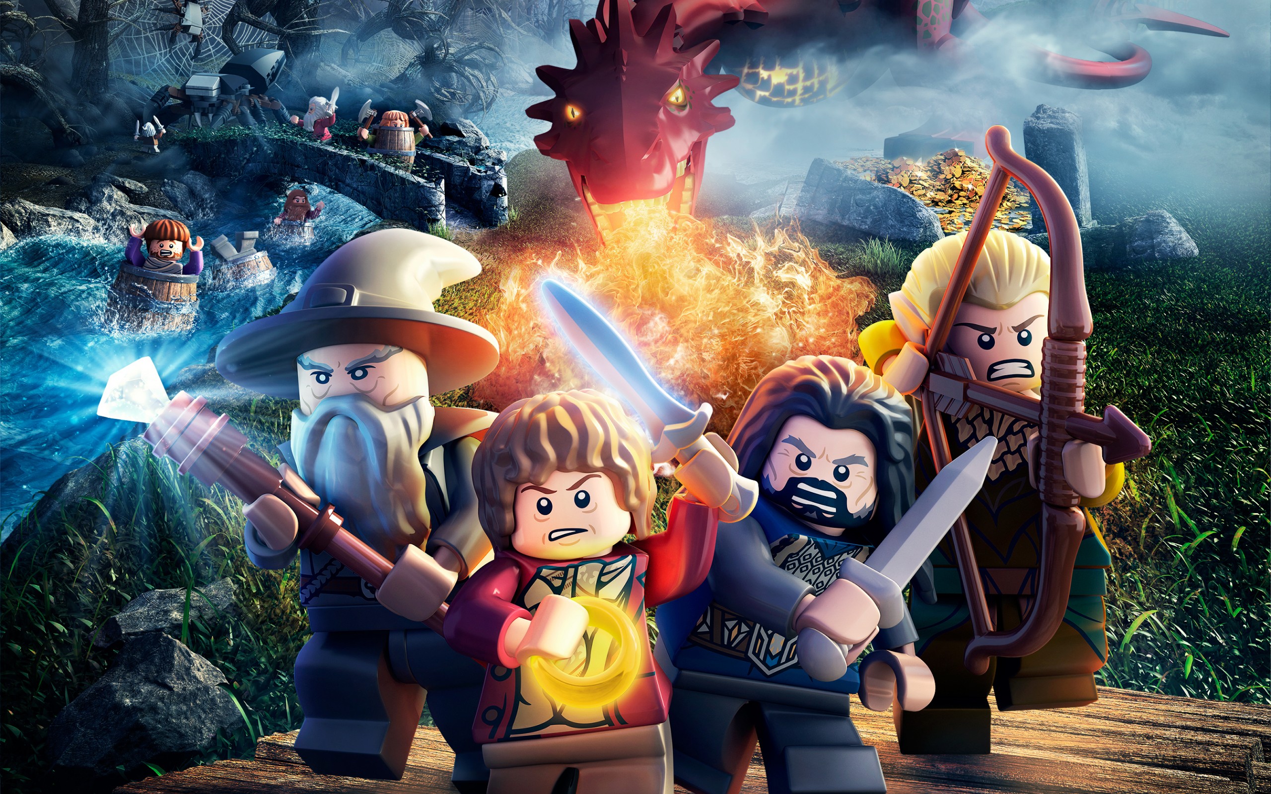 lego, hobbit, игра