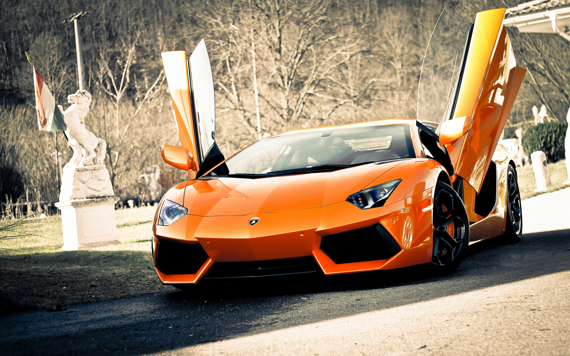 aventador, lamborghini, настольные компьютеры