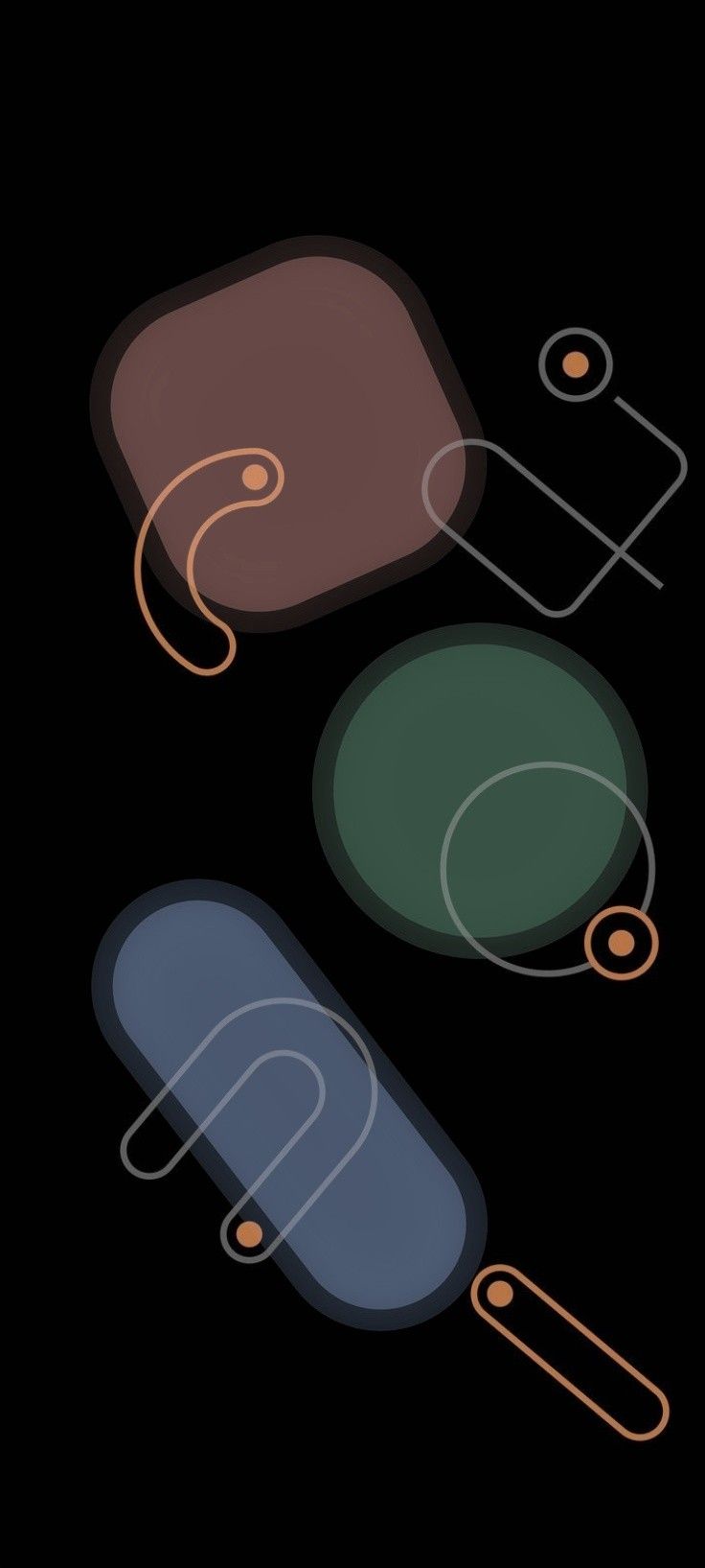 закрытие мобильного телефона с черным фоном