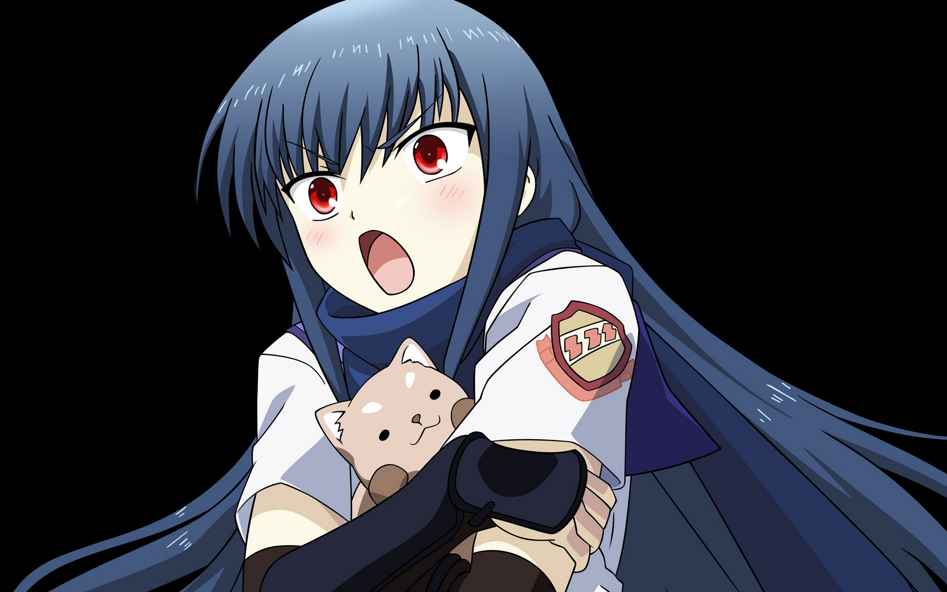 ангел, удары, аниме