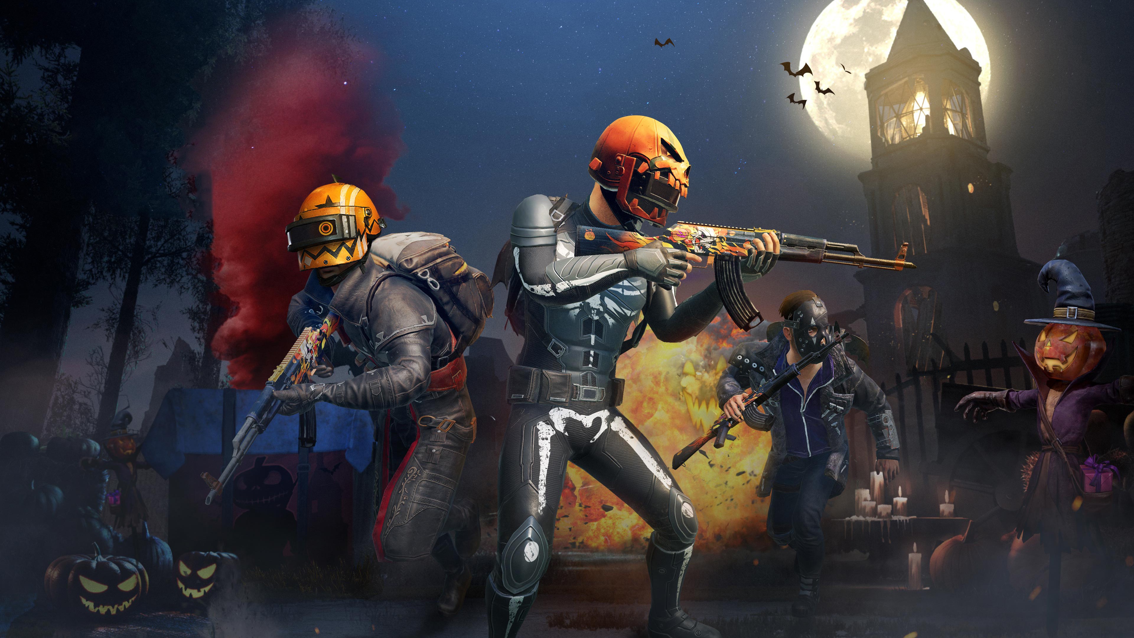 мобильный телефон, игра, Хэллоуин