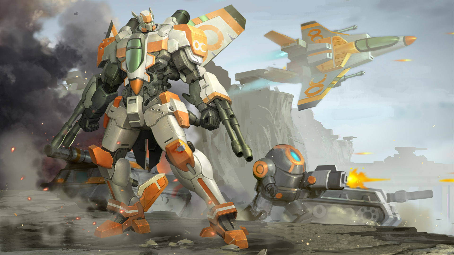 airmech, strike, arena