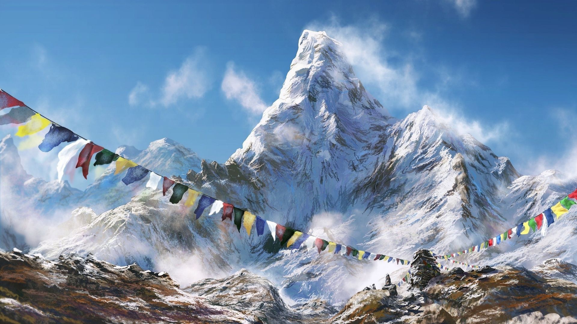 nepal, гималаи, tây