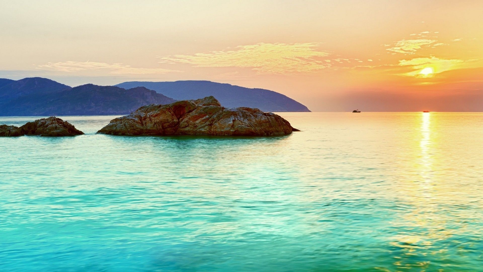 пейзаж, море