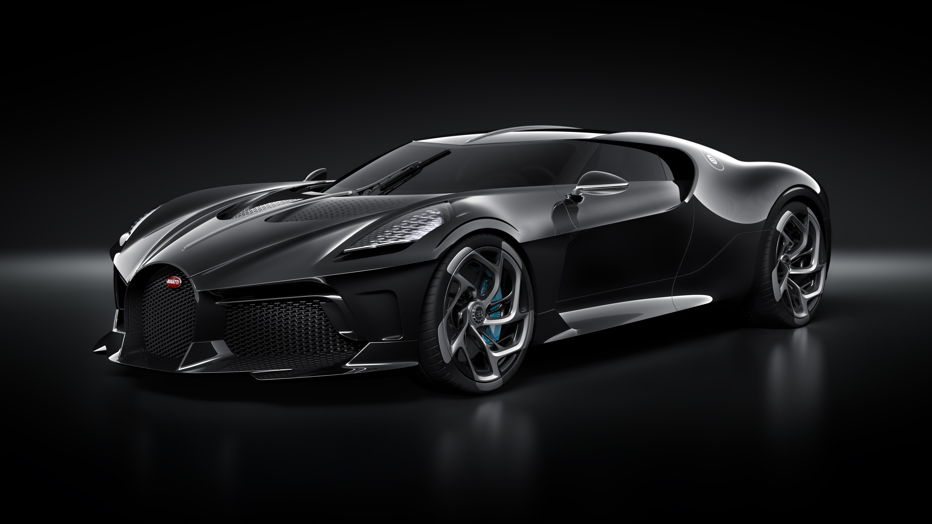 bugatto, voiture, noire