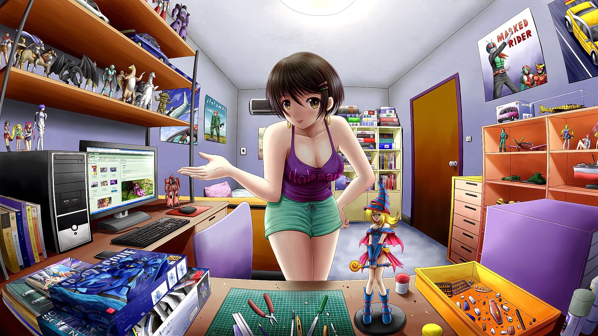 гостиница, аниме