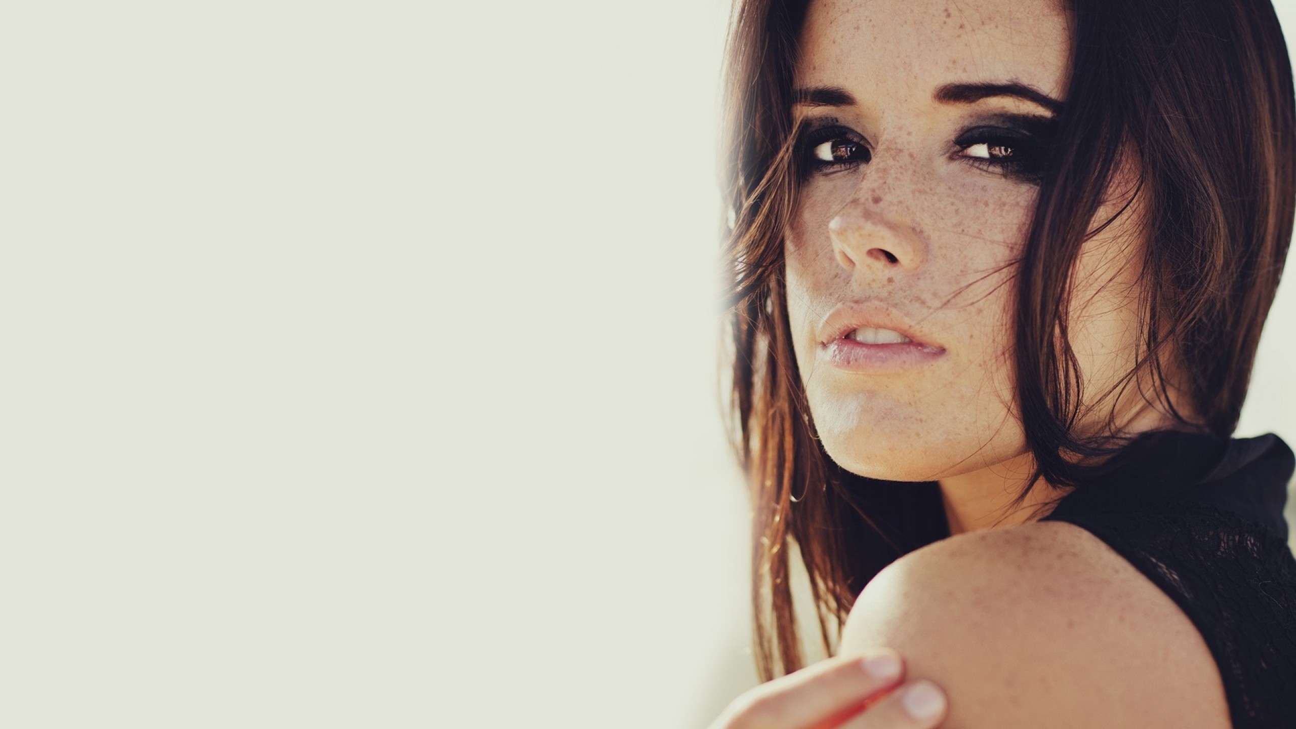 Freckles Brunette