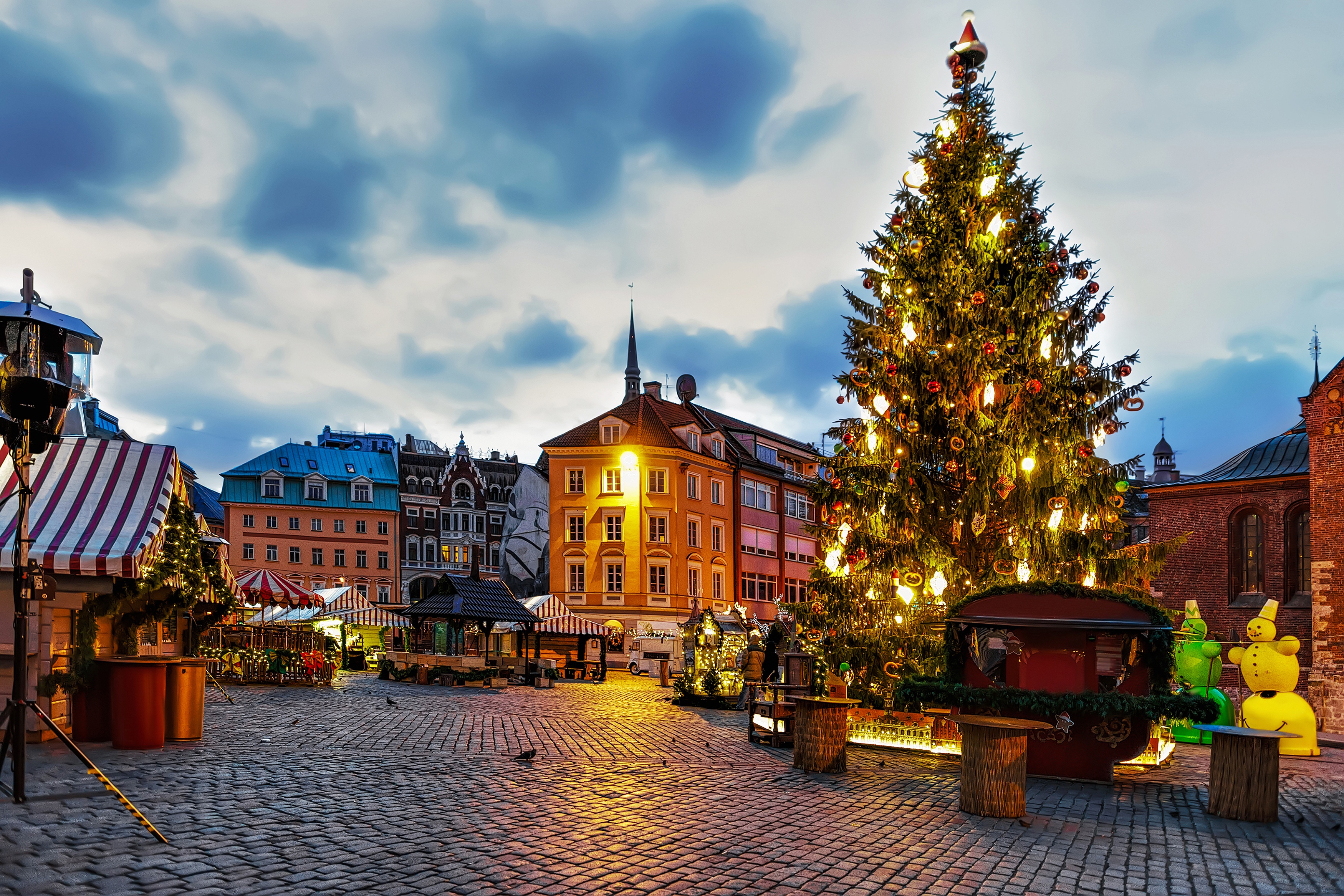 square, dome, christmas