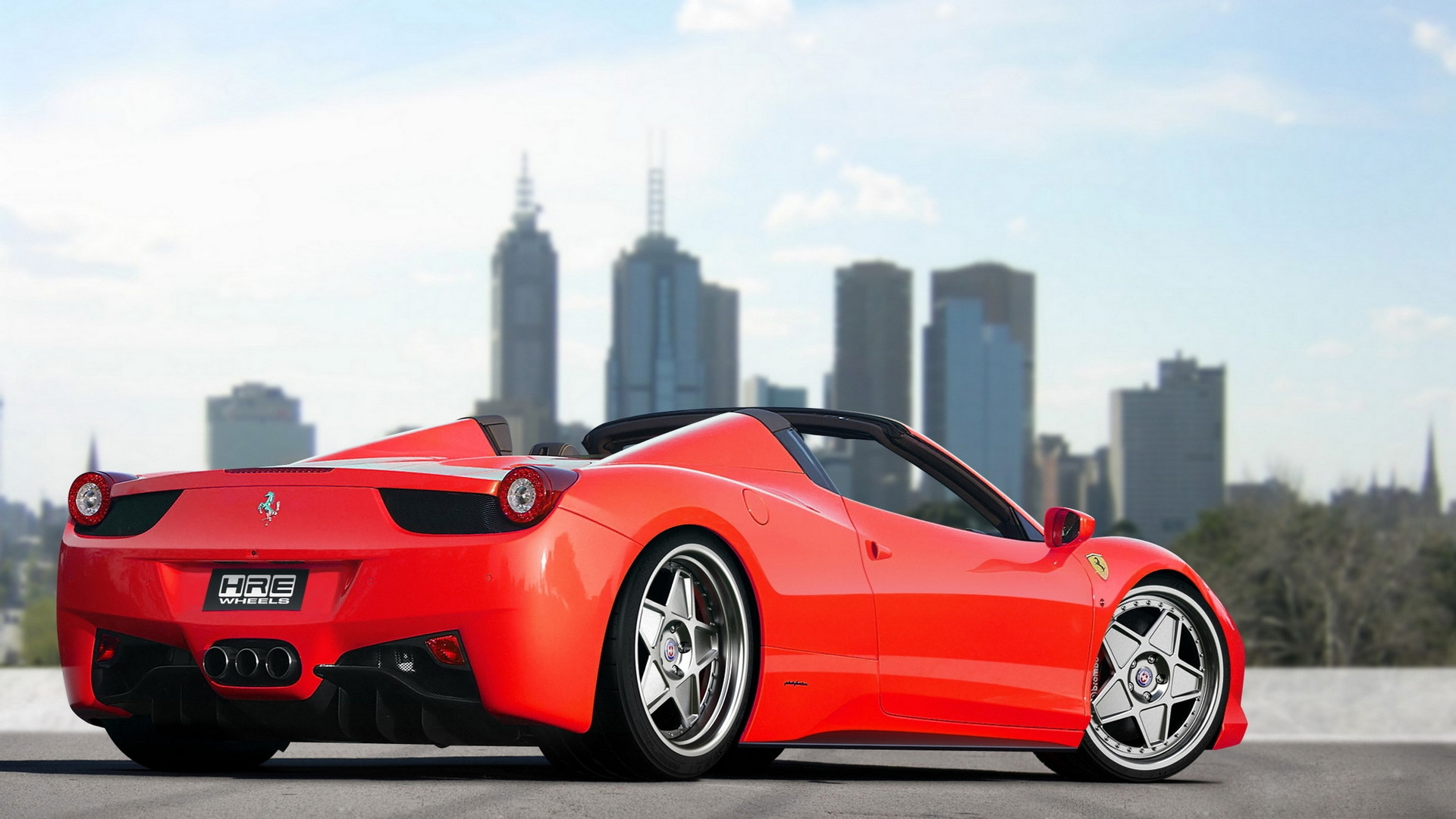 fone, red, ferrari