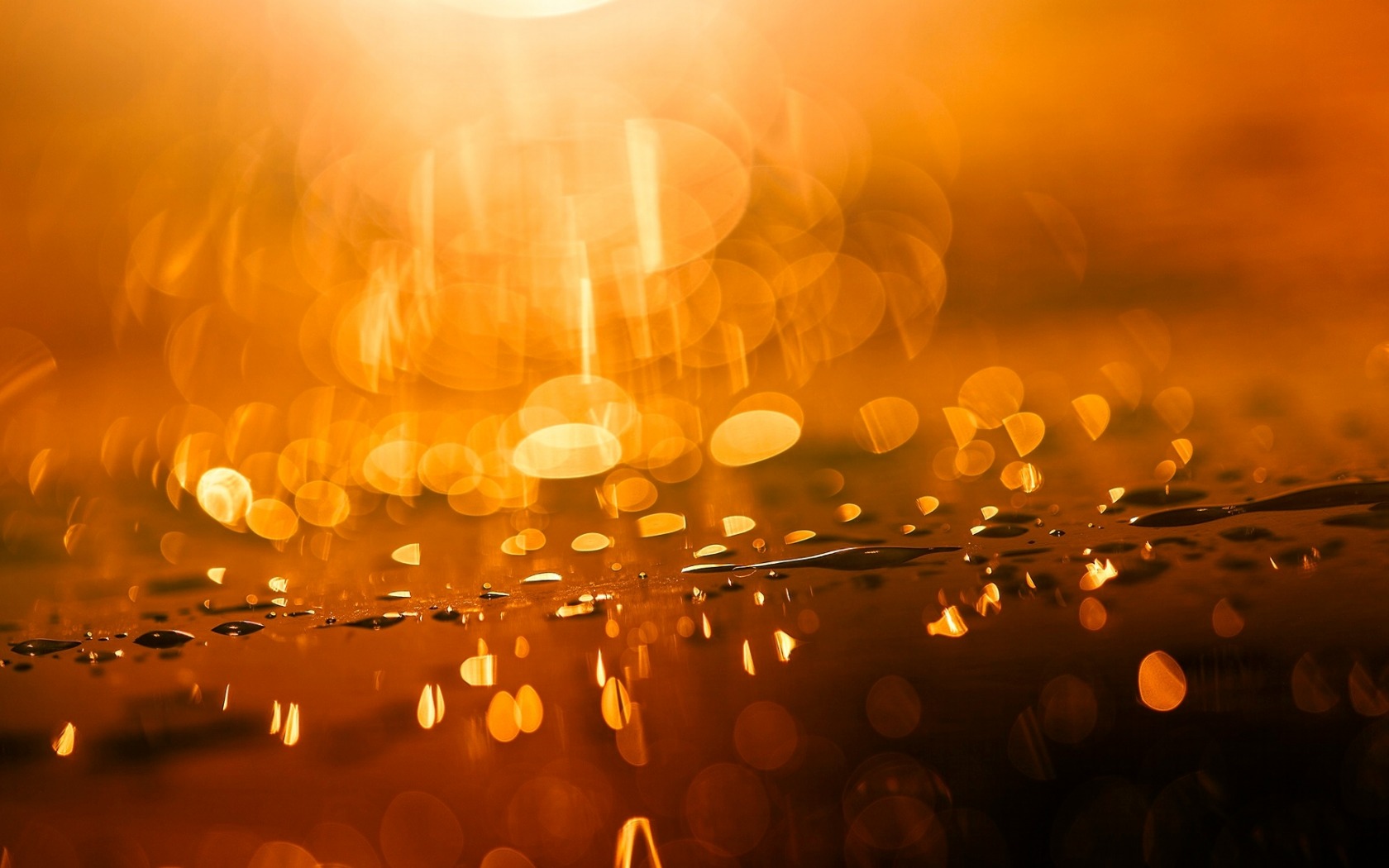капли, sun, waters
