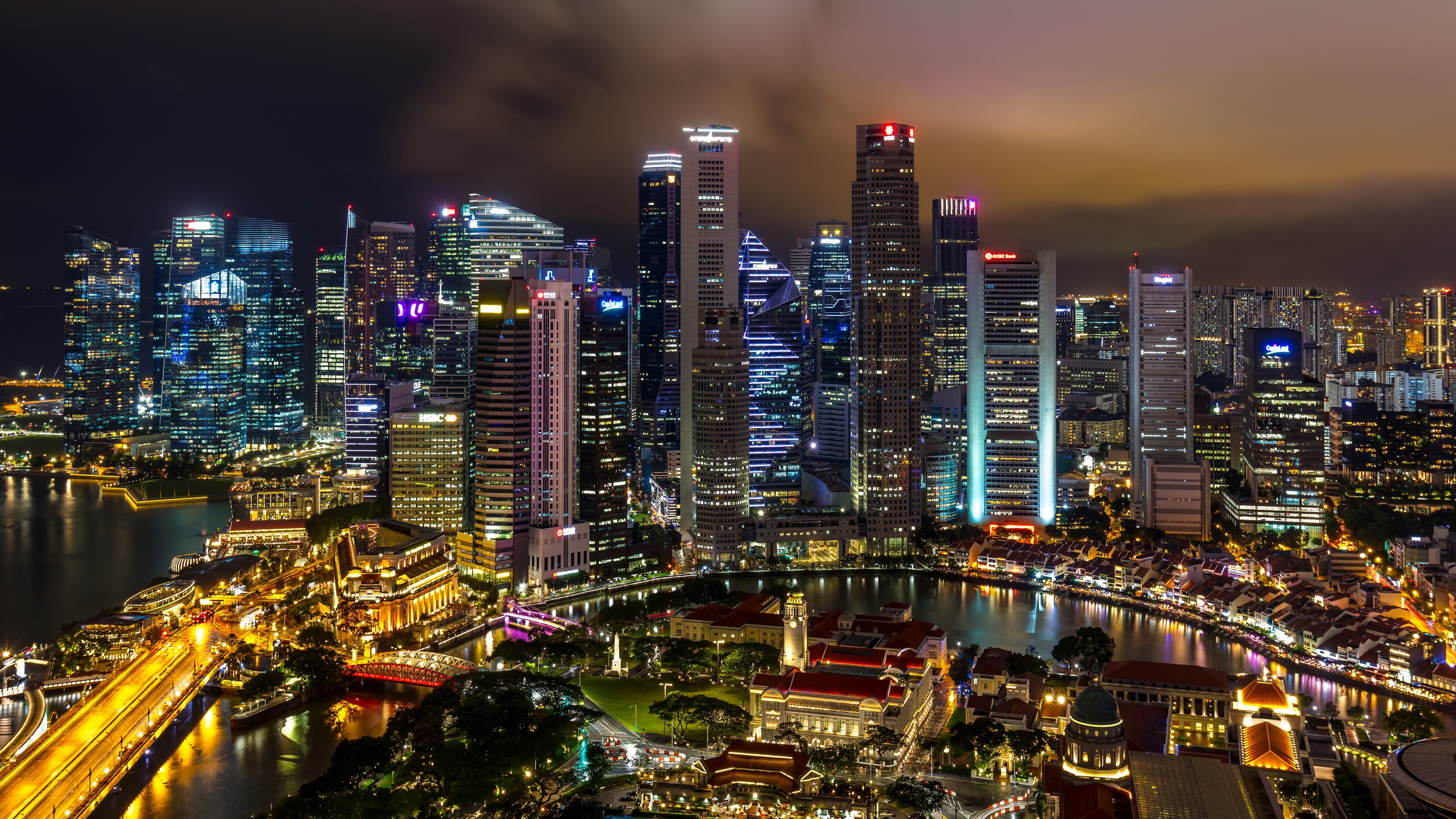 2048 г. Город Сингапур (Singapore City). Высотки Сингапура. Сингапур Сити ночной. Сингапур небоскребы.