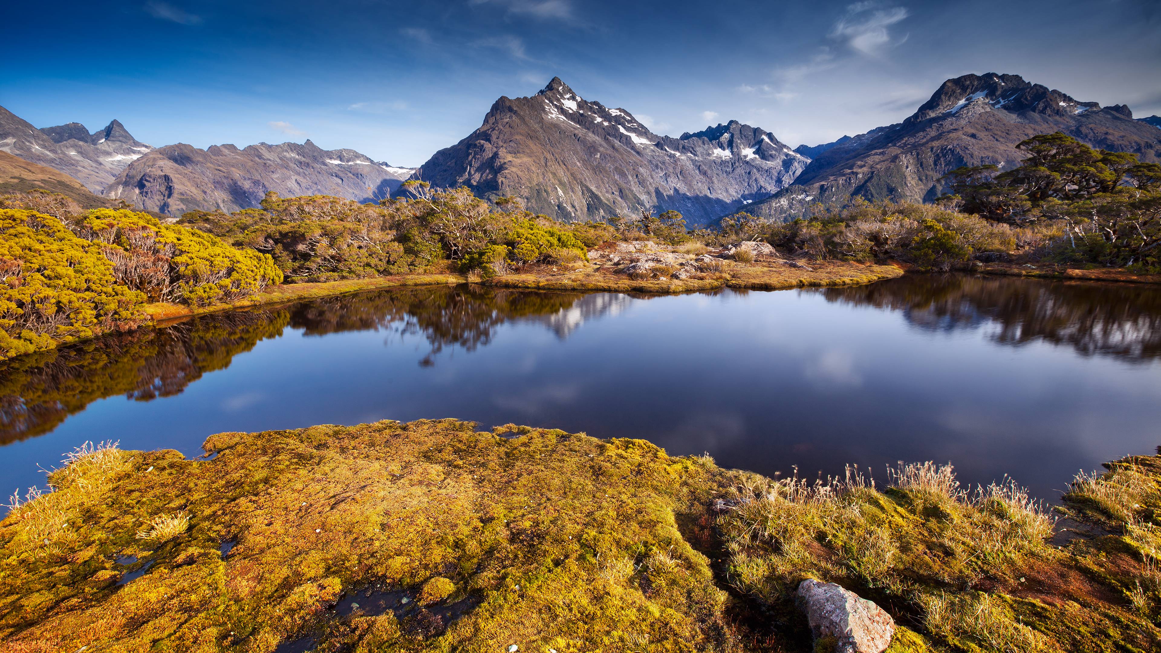 озеро, вершина, мариан