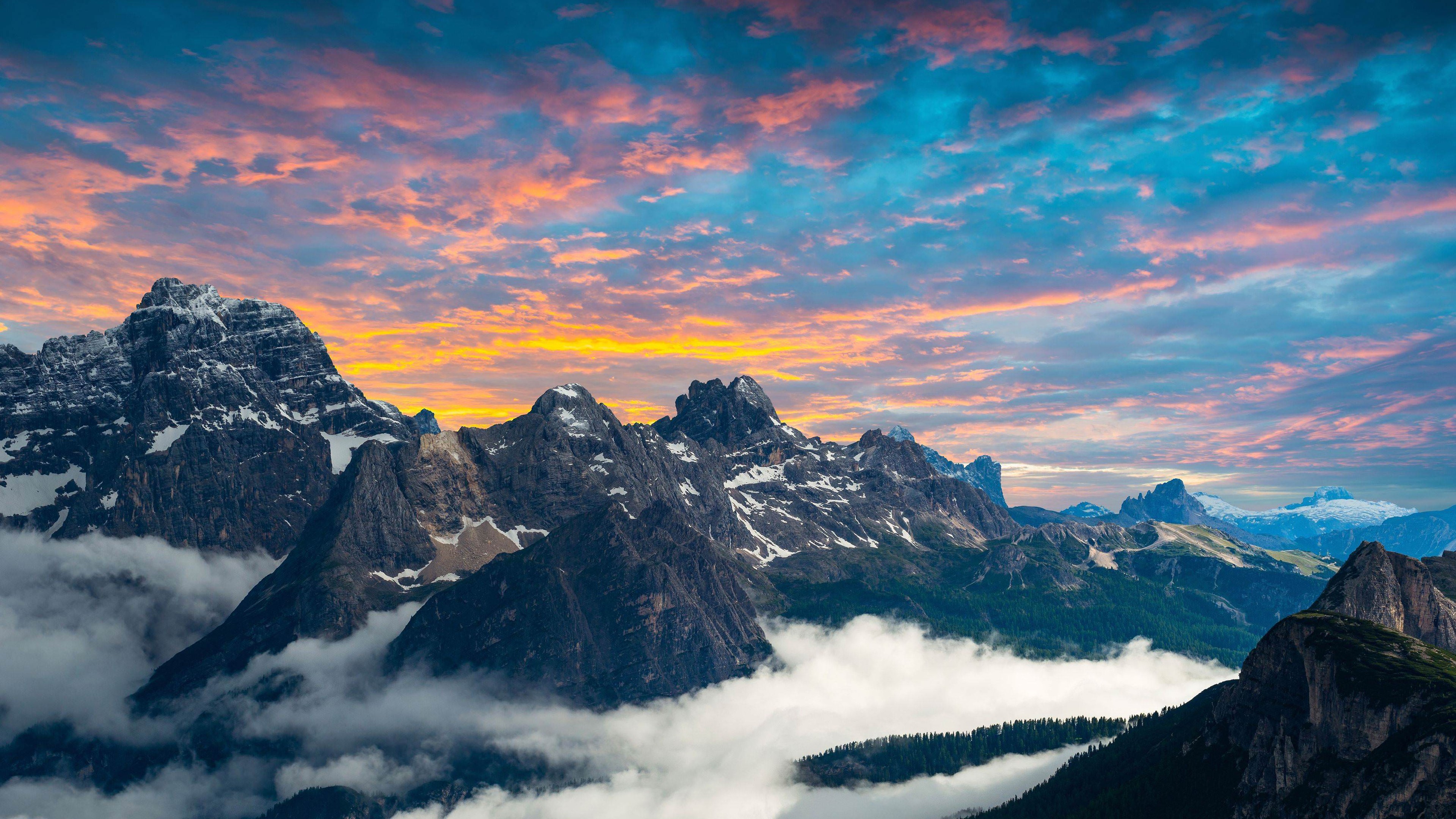 tre, italy, cime