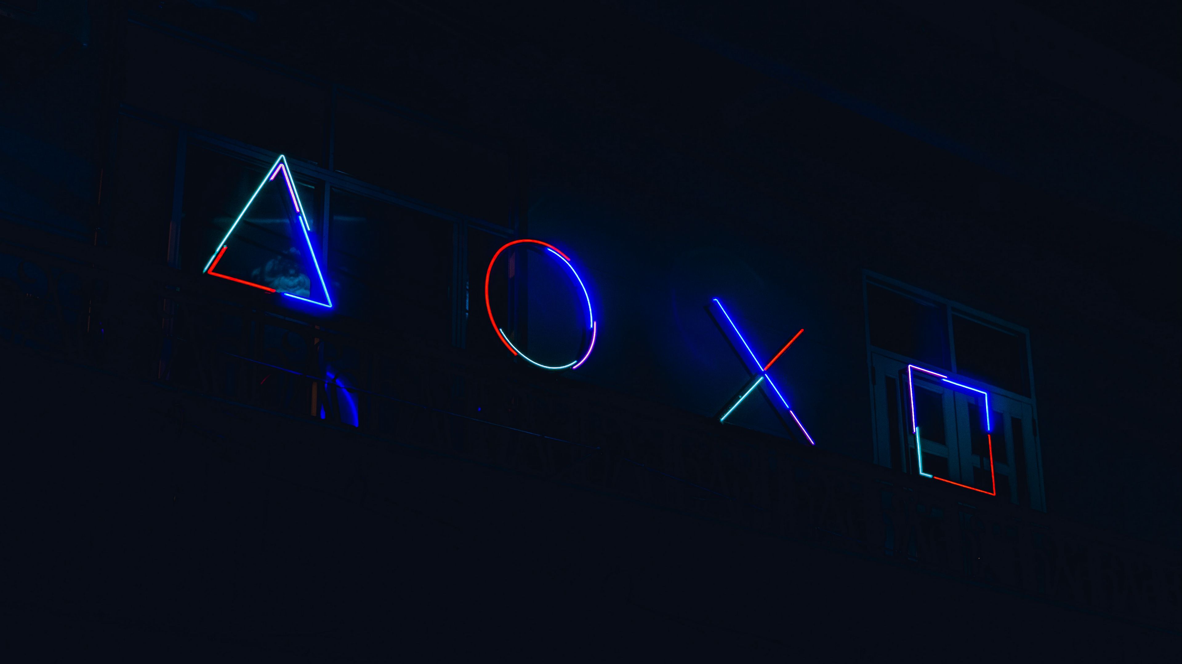 неон, игра, playstation