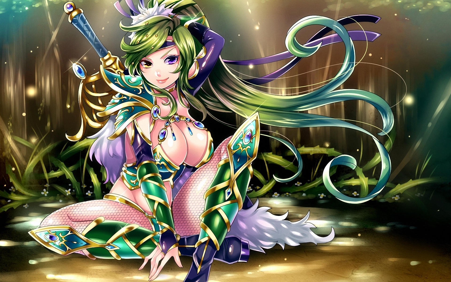 фэнтези, арт, лес