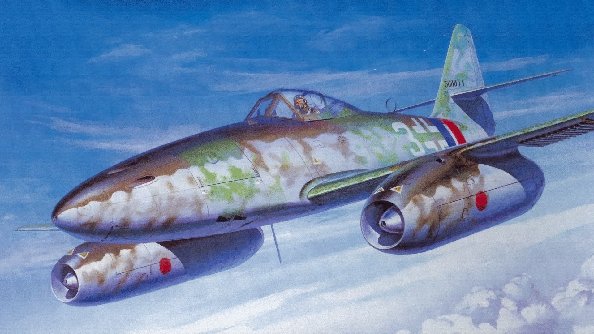 тамия, мессершмитт, истребитель