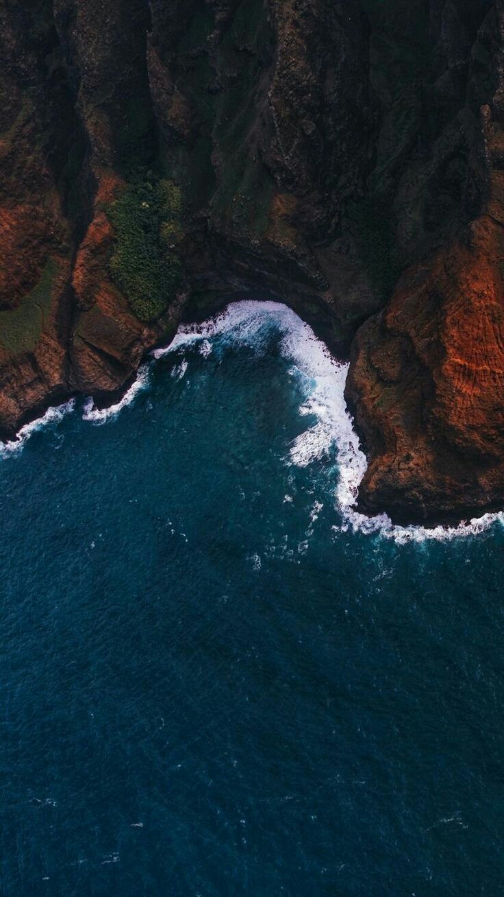 скалы, море