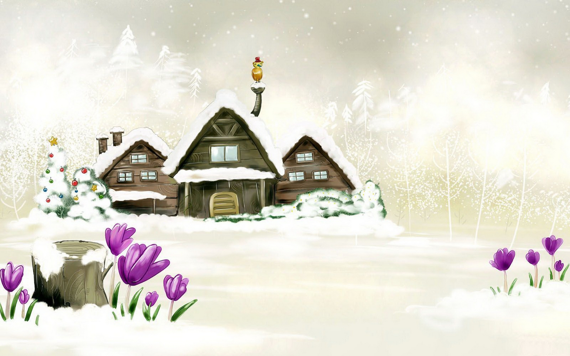 Пожелать доброго зимнего утра деревенского красивые необычные