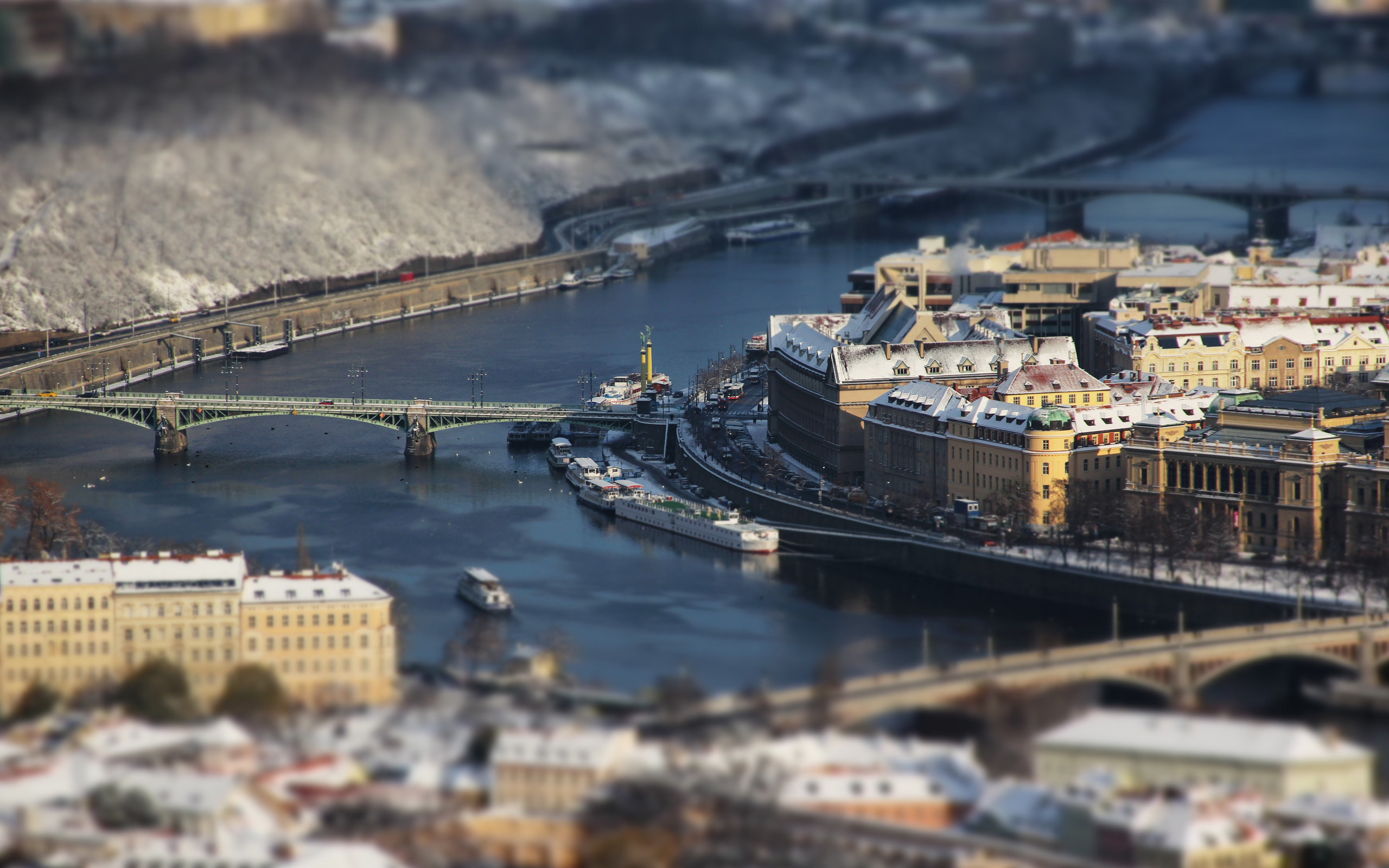 прага, город, мост