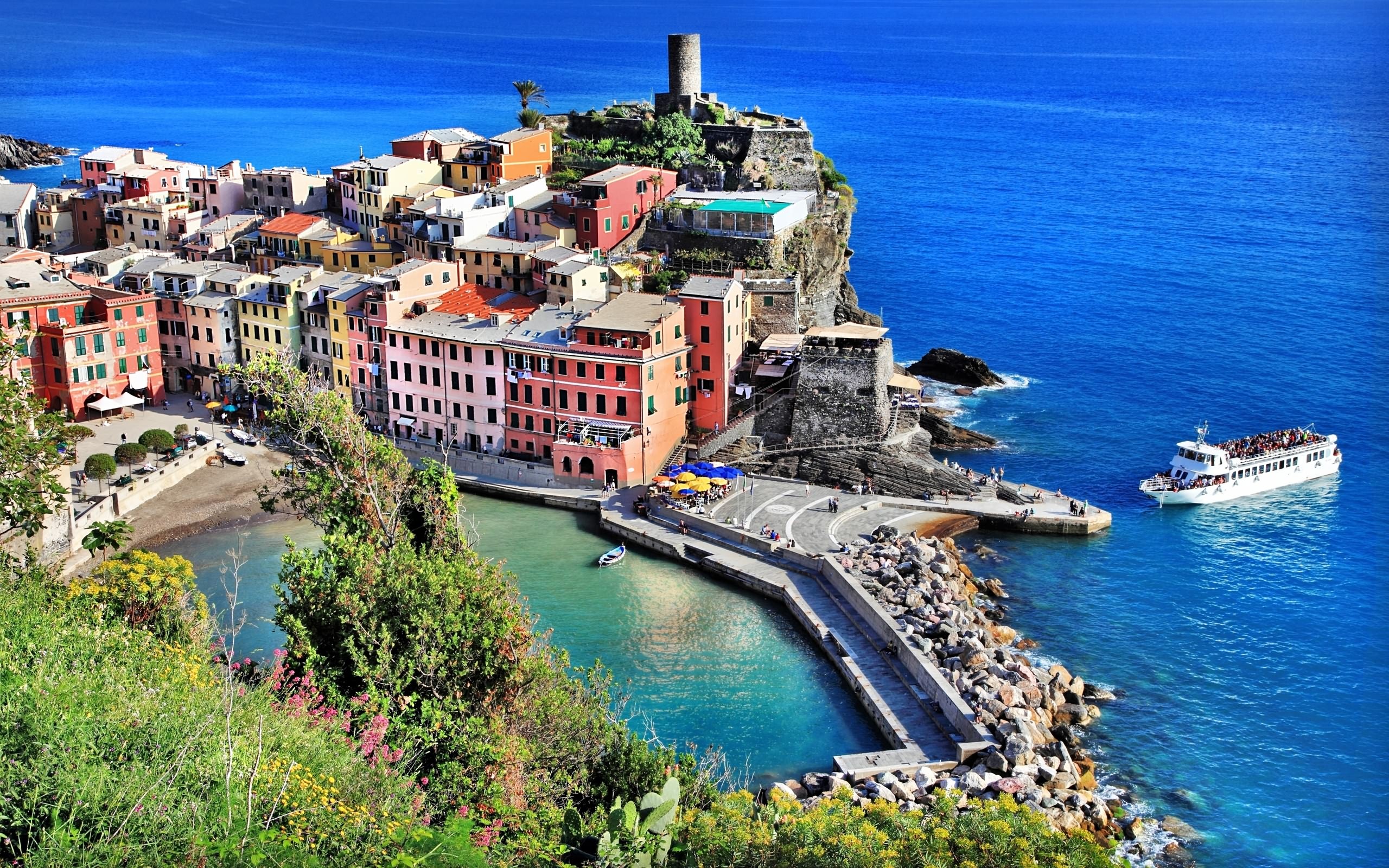 terre, cinque, vernazza