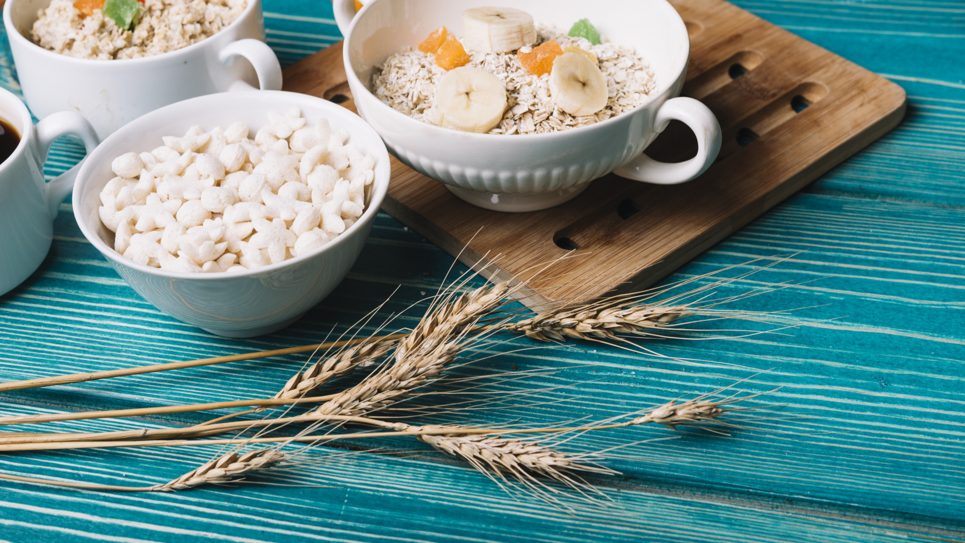 овсянка, банан, завтрак