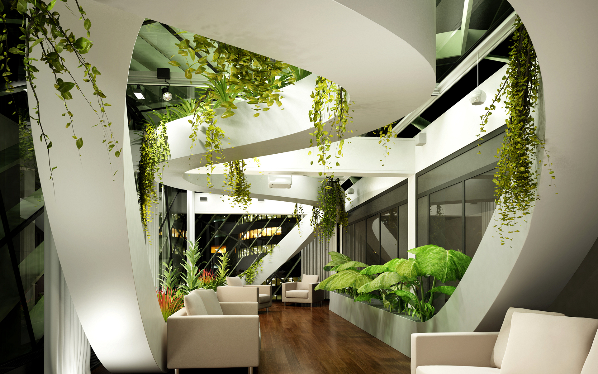 интерьере, бионика, стиль