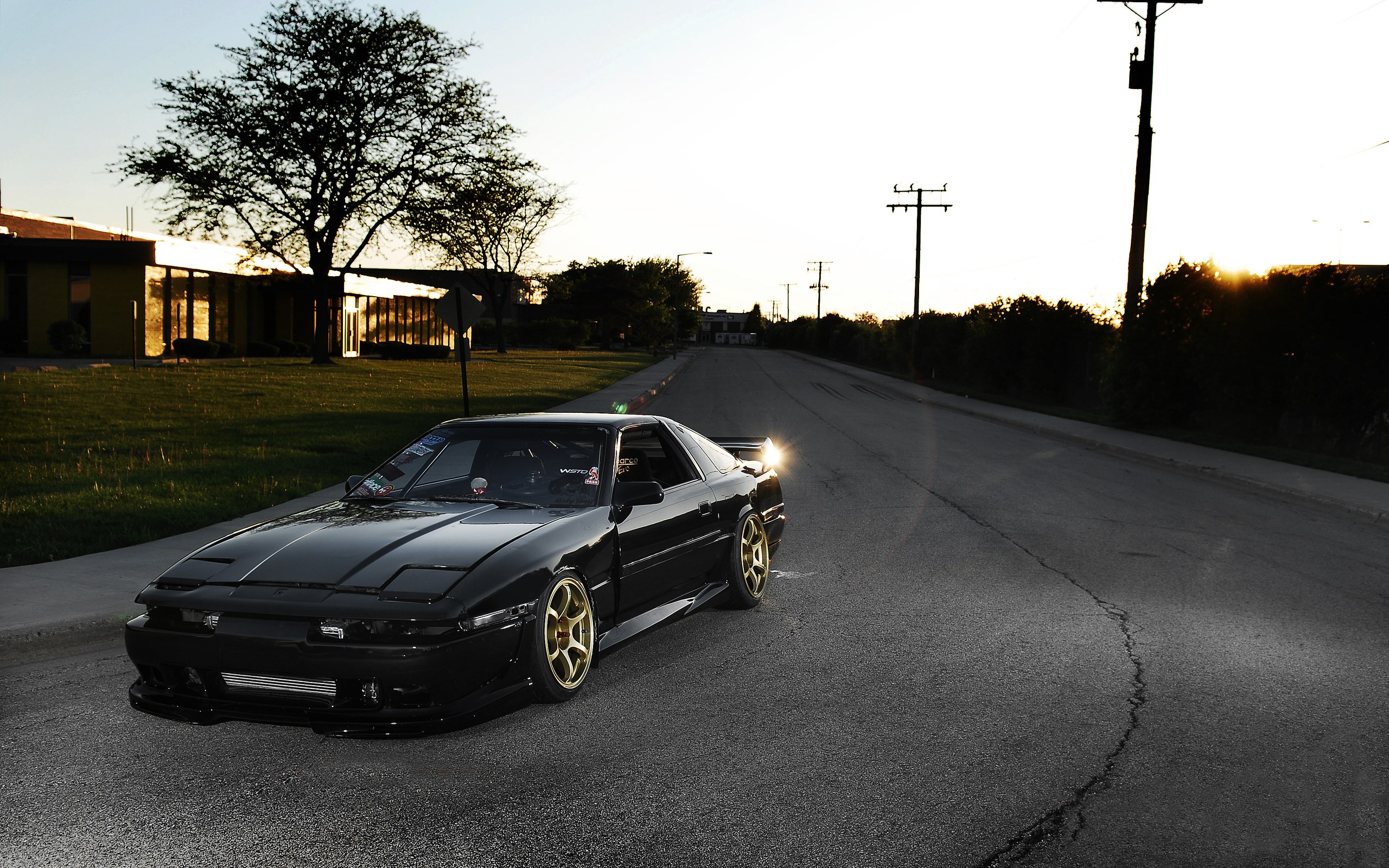 toyota supra, чёr