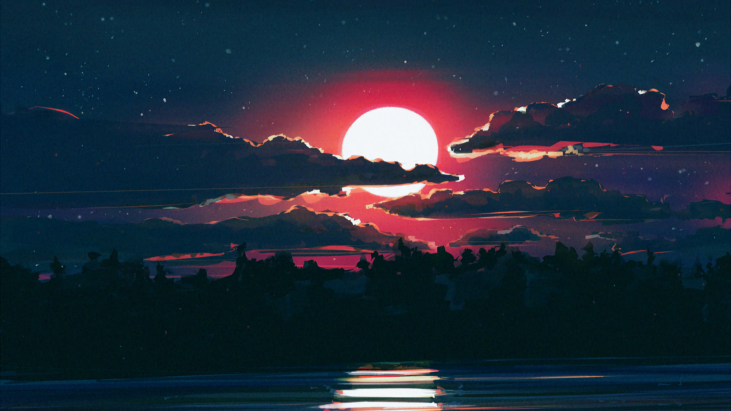 луна