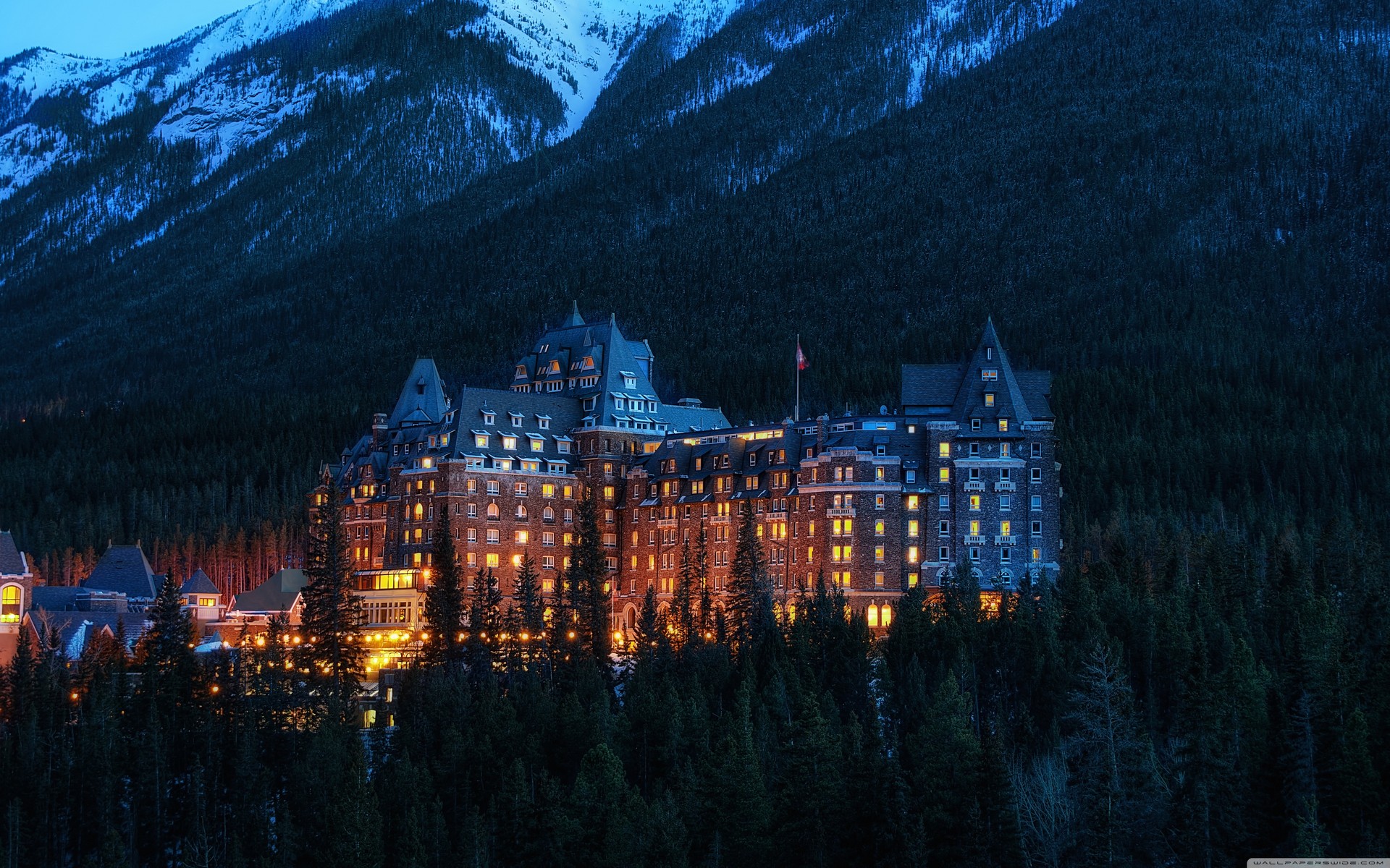 весна, hotel, banff