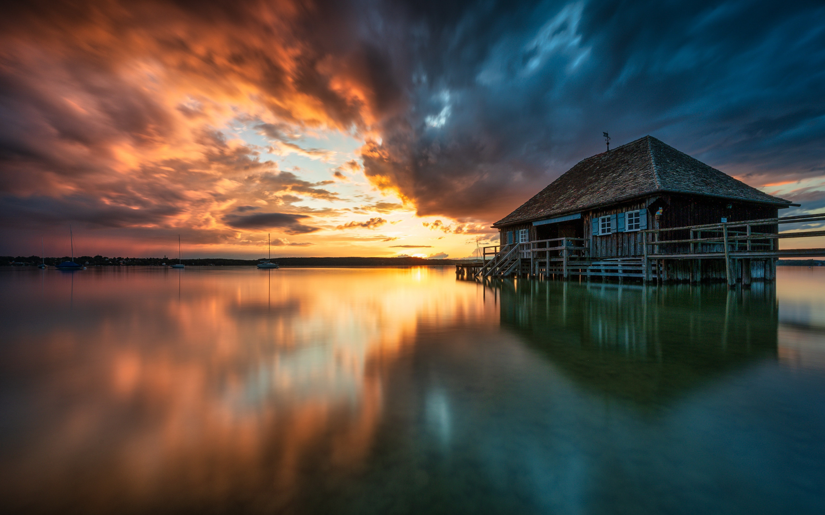 amersee, adobe, bild