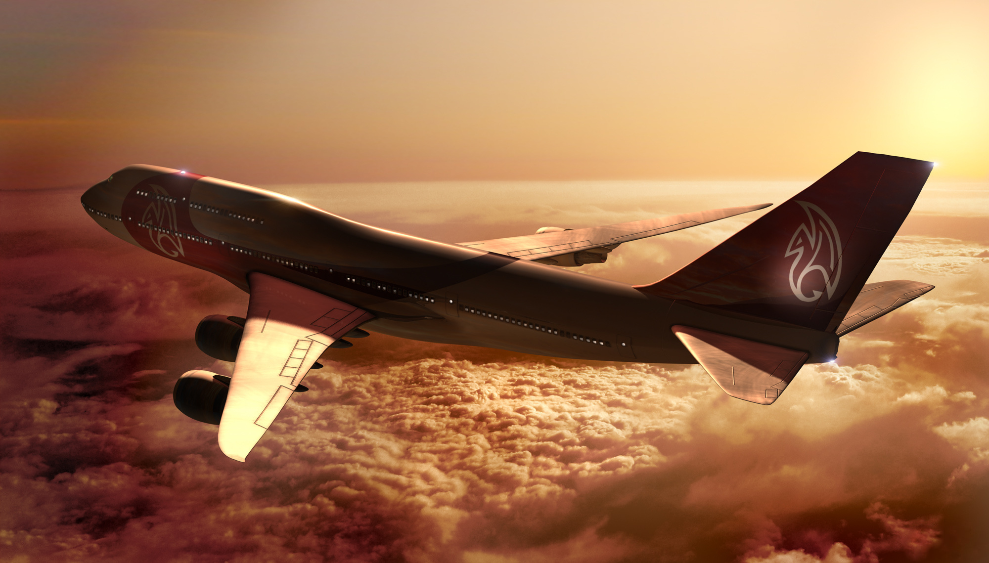  самолет boeing 747