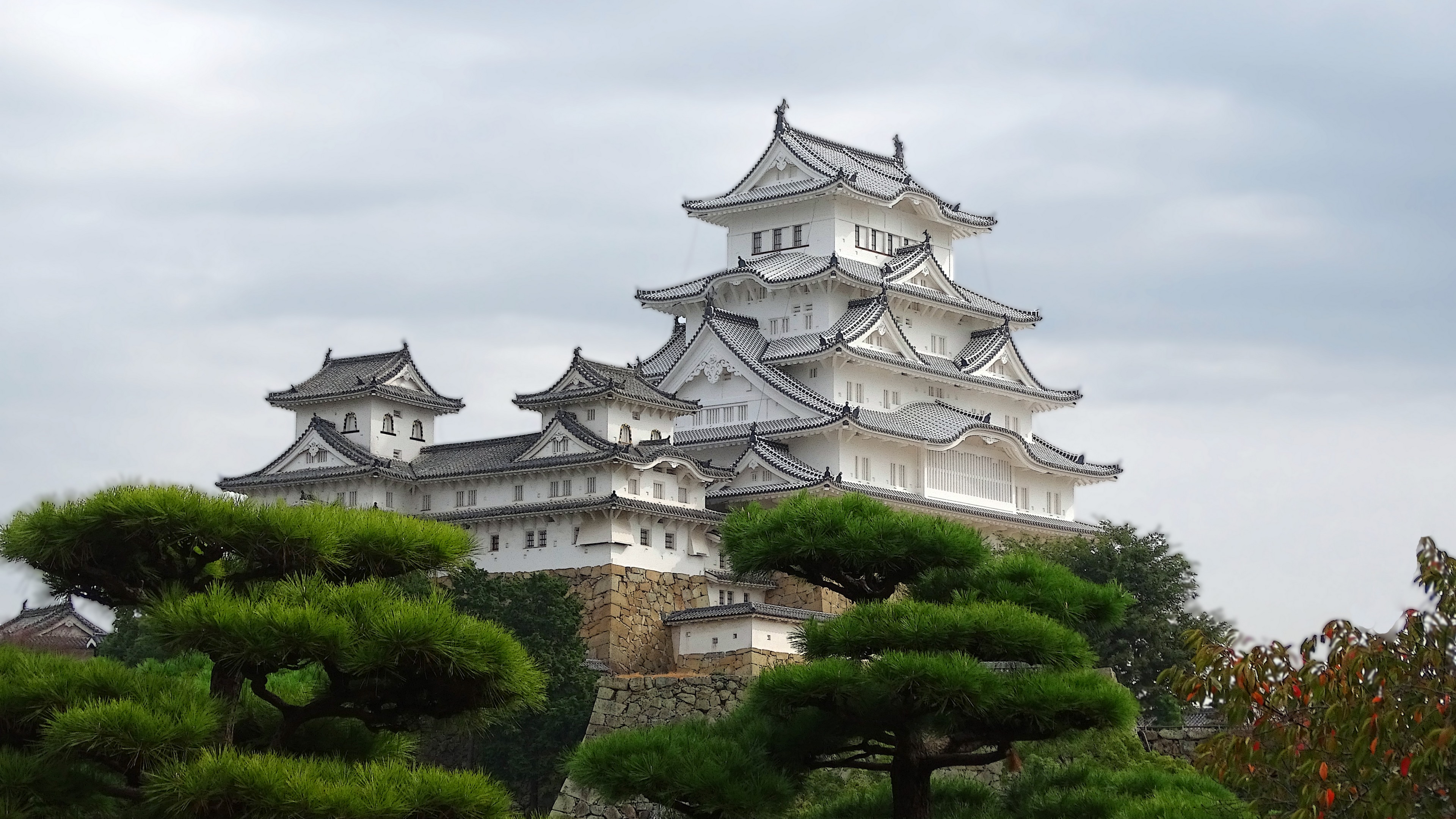 castle, himeji, химэдзи