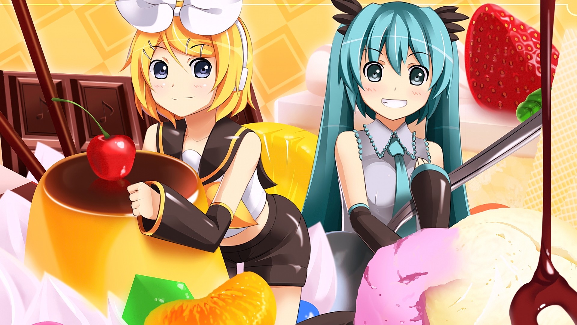 rin, hatsune, miku