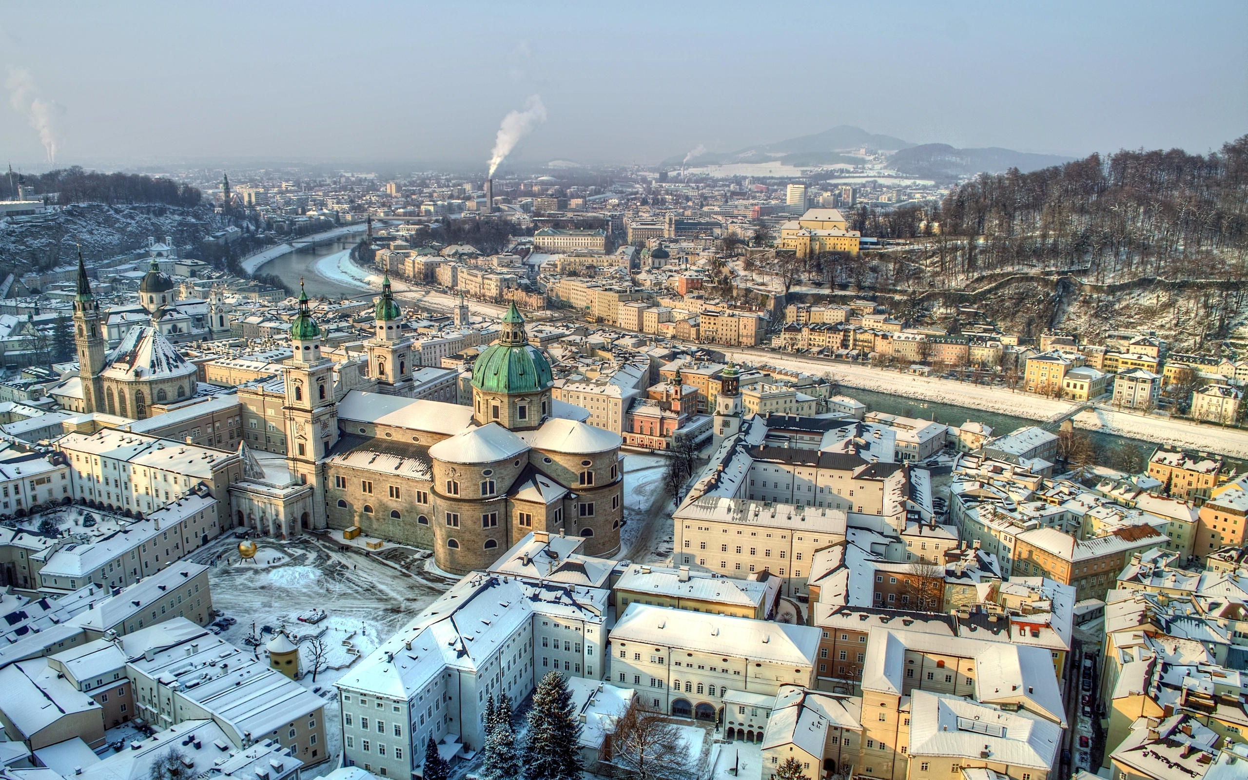 город, salzburg, города