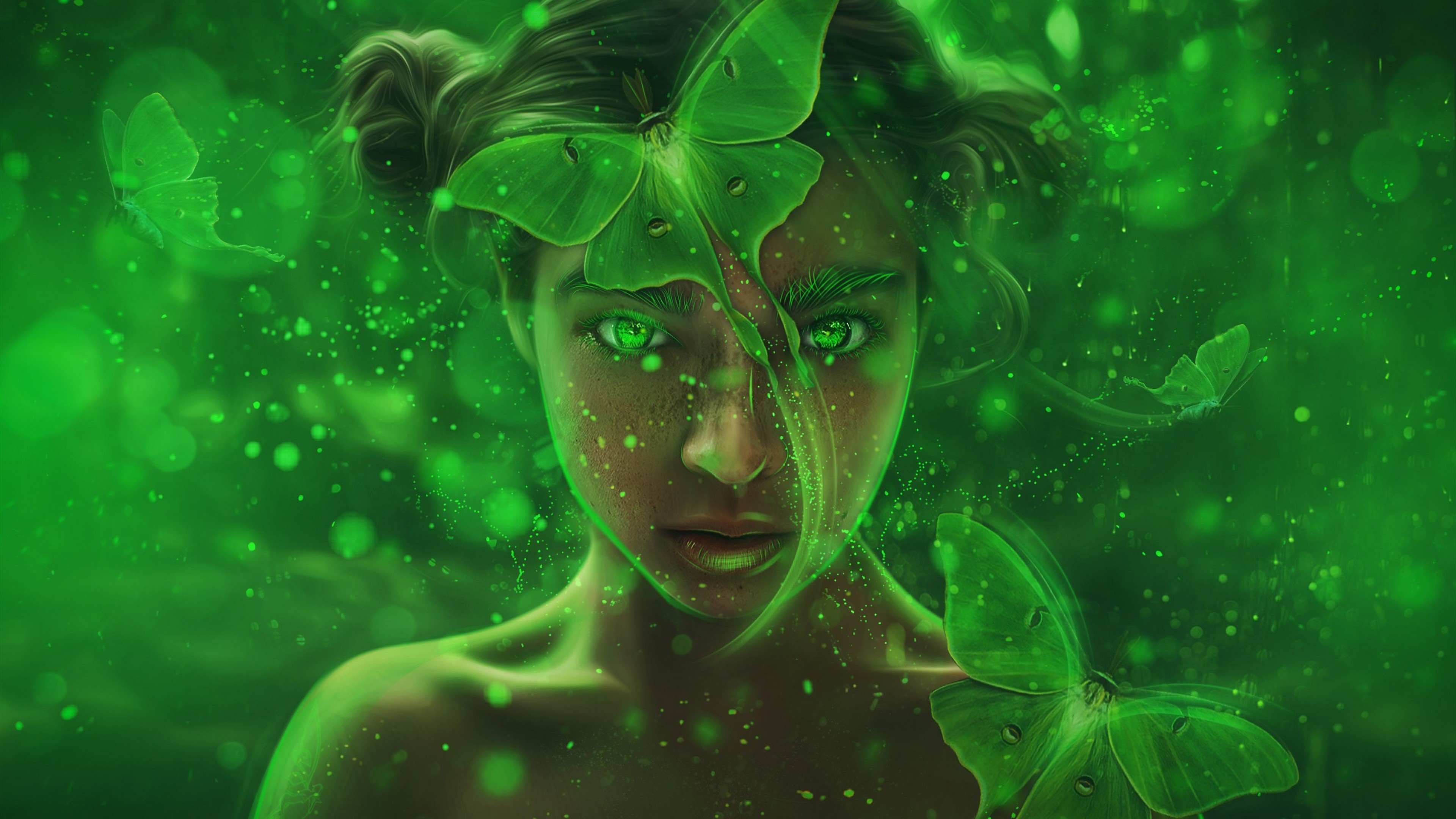 Аватарка магия. Девушка в зеленом. Девушка в зеленом арт. Зеленое фэнтези. Зеленая Фея.