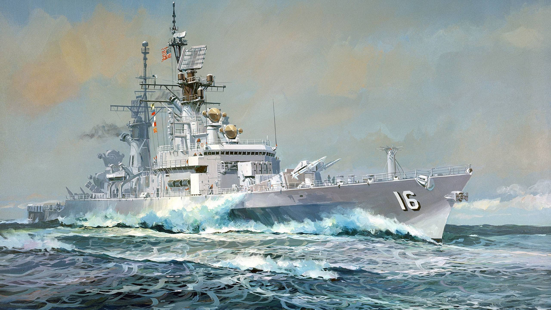 море, корабль