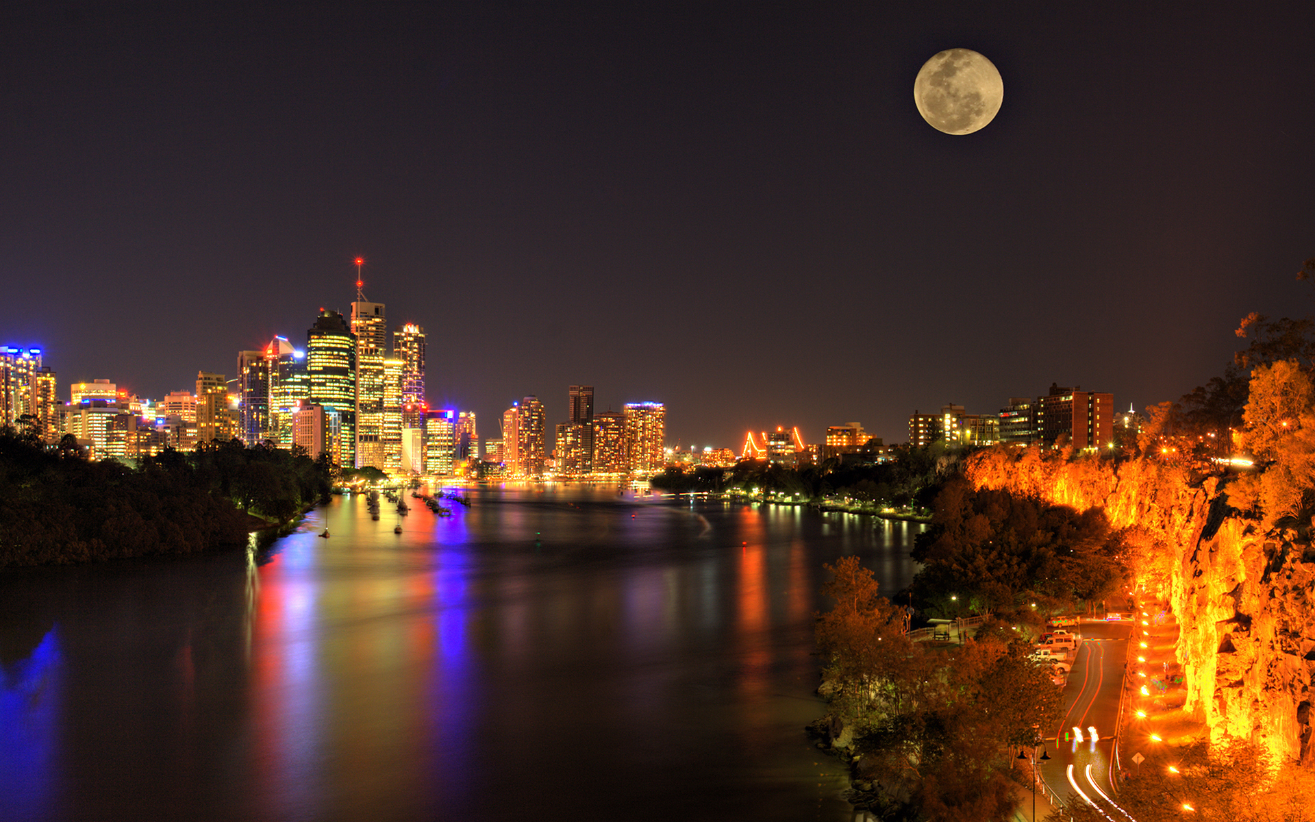 поста, brisbane, пейзажи -
