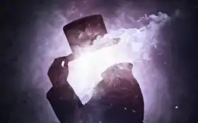 мужчина, невидимка, космос