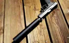 пистолет, оружие, джин