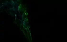 дым, зелёный, фото