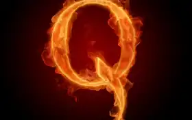 буква, огонь, пламя