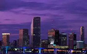 майами, Флорида, ночь