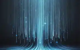 закрытие синего и черного фона с легким следом