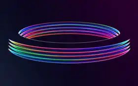 apple, неоновый, гарнитура